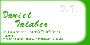 daniel talaber business card